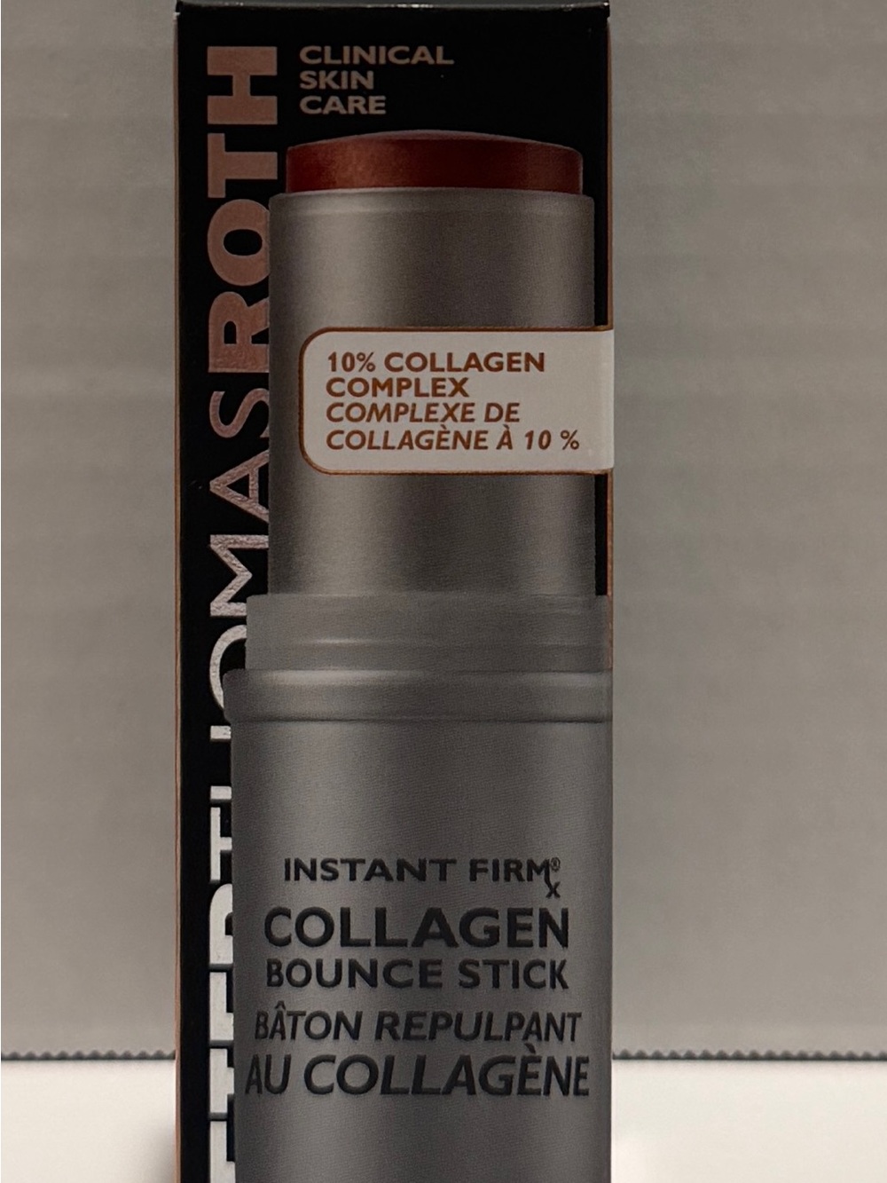 Peter Thomas Roth Collagen Bounce Stick — Silver Tube with Brown Cap